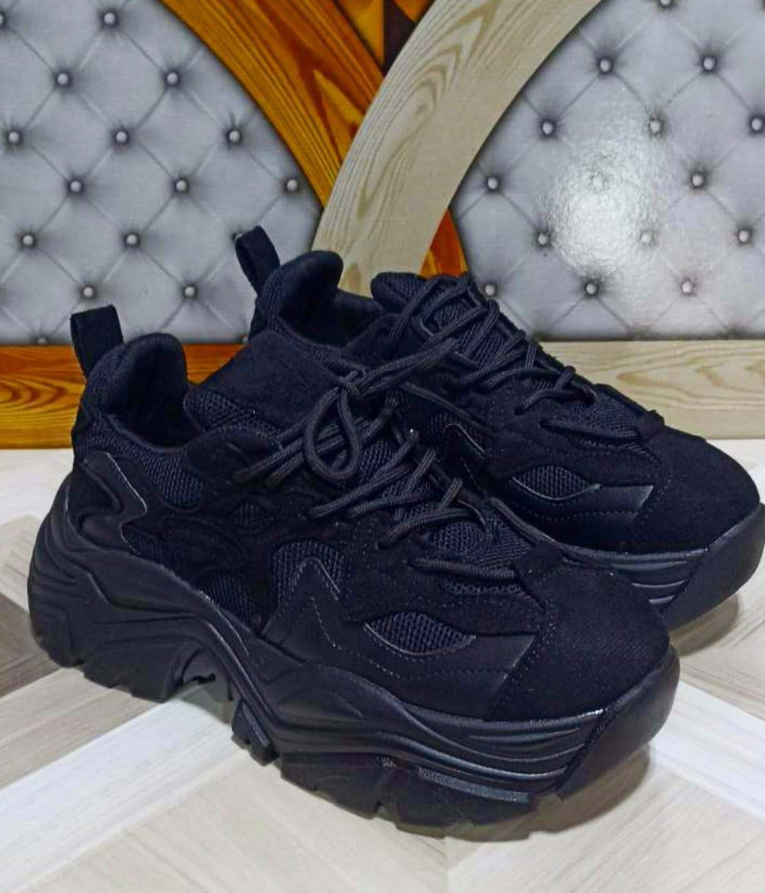 Platform chunky fashion sneakers 2.5 inches shoes