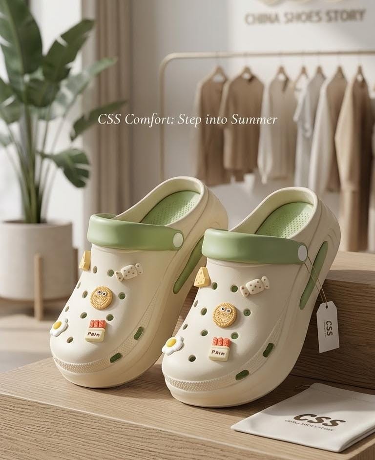 Seasonal trendy lightweight wedge sandal style clogs shoes 3092