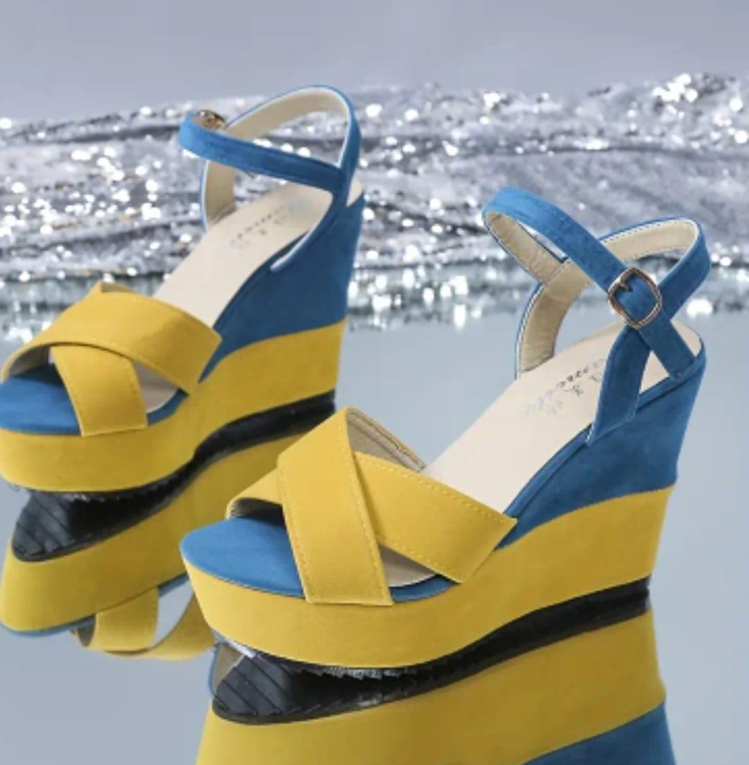WOMEN WEDGE PLATFORM SANDAL CHUNKY PLATFORM HEEL SANDAL 2957