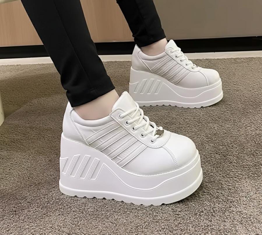 Luna wedge cloudstep mega platform high top sneakers 3043