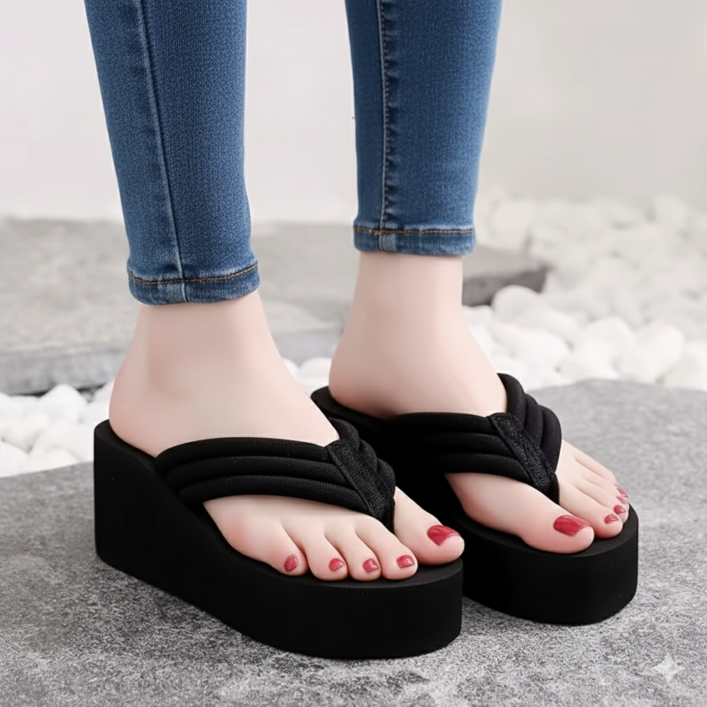 simple flipflops casual 2.25 to 2.5 inches slippers2565