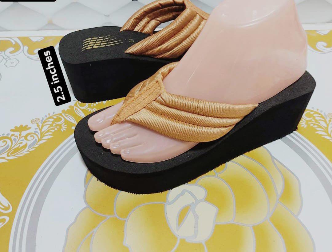 simple flipflops casual 2.5 inches slippers 2976