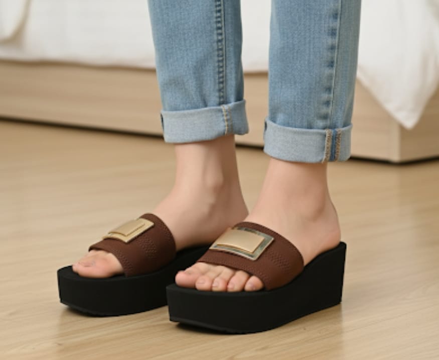 Summer casual trendy flipflops for girls 2.5 inches slippers