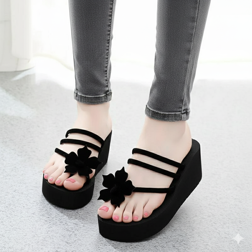 Beach flipflops slippers for women 2.25 to 2.5 inches high slippers2579