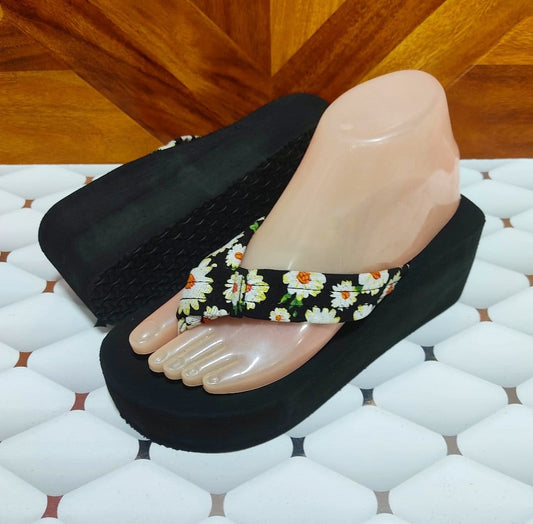 Floral Flip-flop 2.5 inches slippers 2448