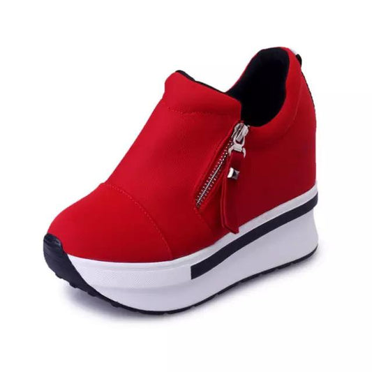 Upper canvas  outsole EVA  heel 2 inches