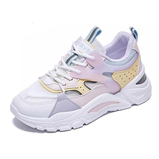Chunky Flat Fancy Girls Sneaker 2 inches joggers shoes