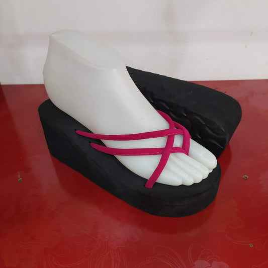 Casual summer beach flipflop 2.5 inches slipper plain