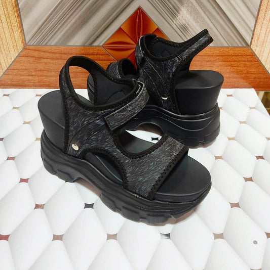 Chunky High Heel Platform 4 inches sandal