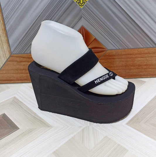 High heel casual flipflops 4 inches slipper