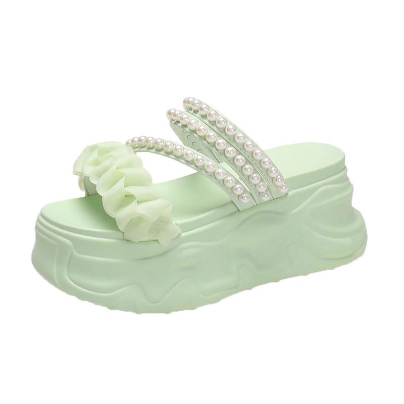 Thick sole platform 3 inches slipper for women 2853 – CSS China Shoes Store