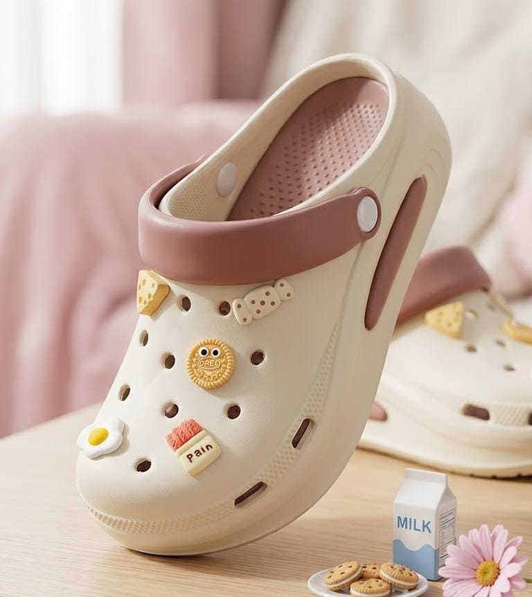 Seasonal trendy lightweight wedge sandal style clogs shoes 3092