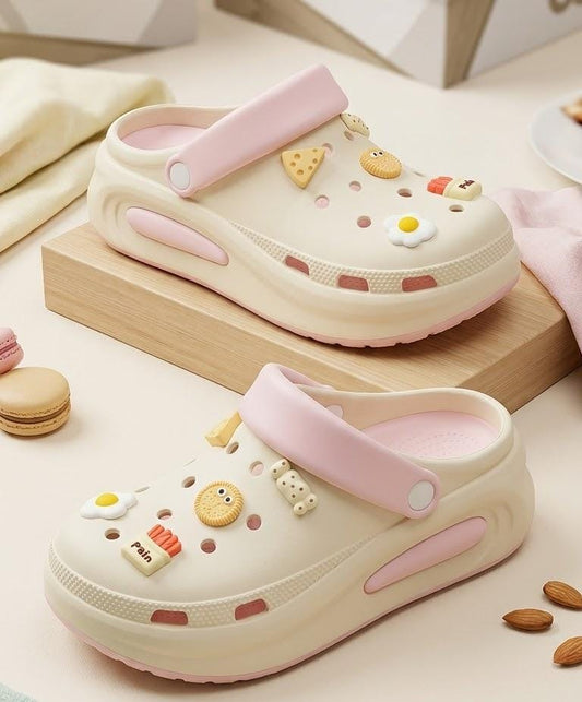 Seasonal trendy lightweight wedge sandal style clogs shoes 3092