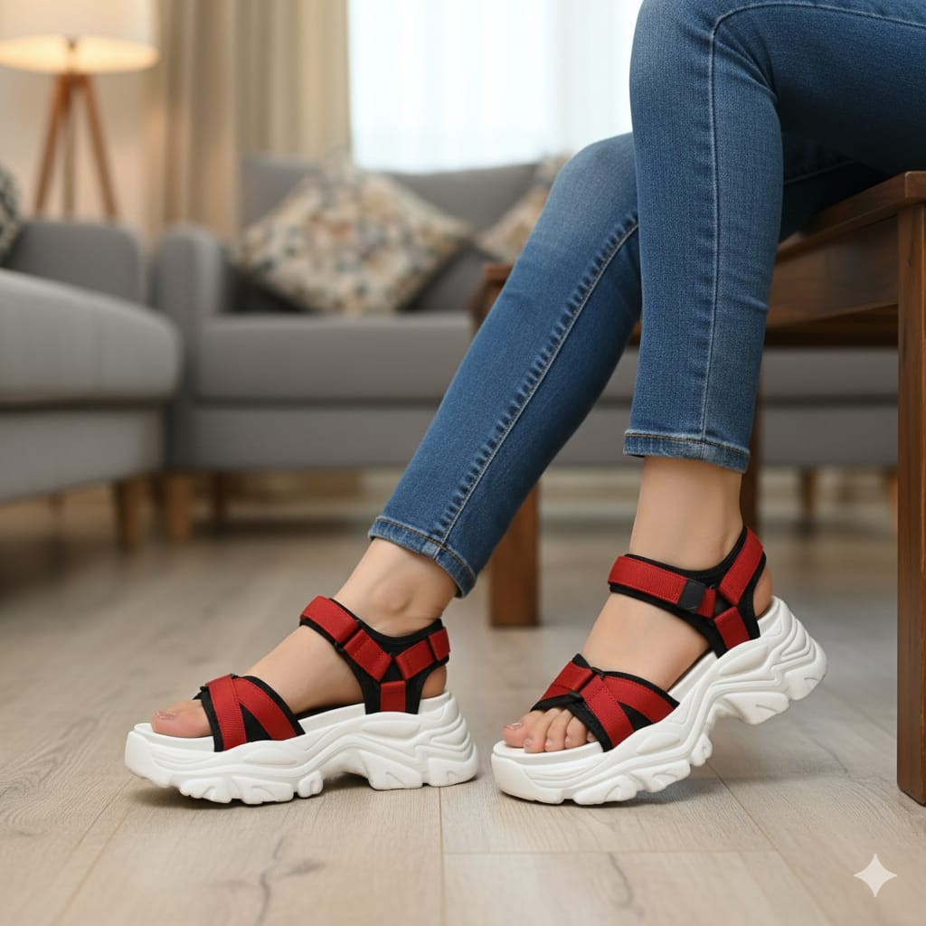 Platform wedge summer thick sole 3 inches sandal