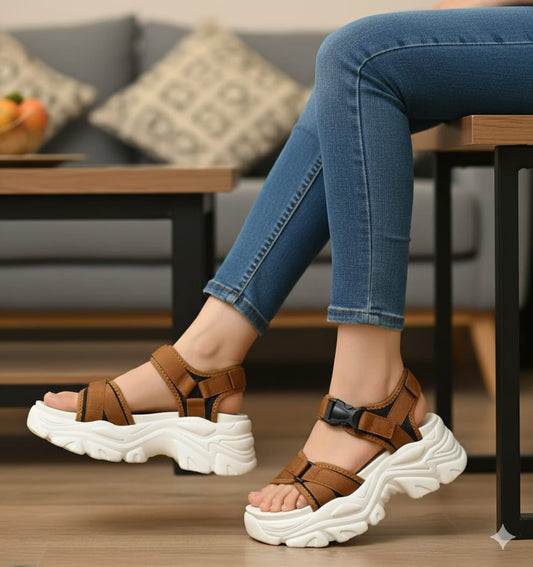 Platform wedge summer thick sole 3 inches sandal