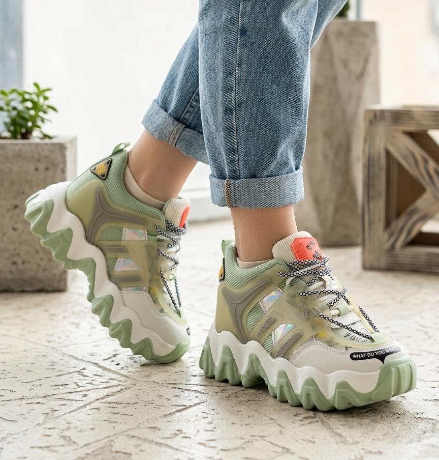Year End Sale 30% OFF Chunky Stylish High Wedge 3.5 inches sneakers