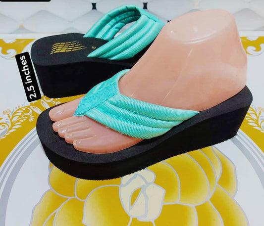 simple flipflops casual 2.5 inches slippers 2976