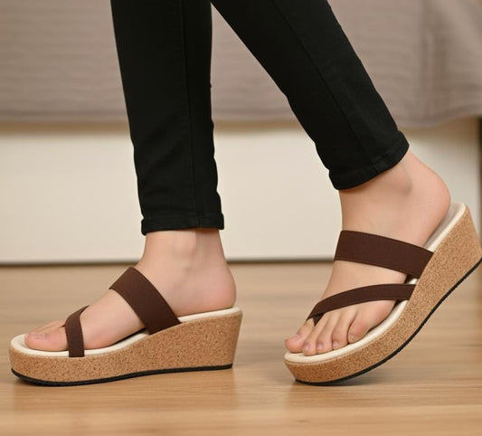 Casual cork sidewall style 2.5 inches slipper