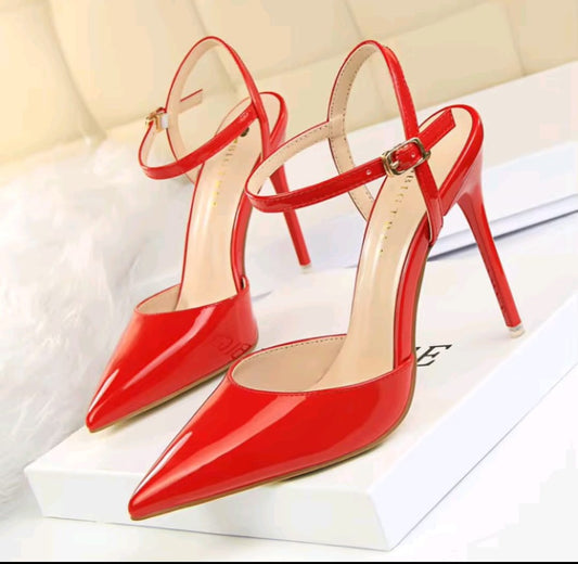 Pointed toe ultra slim high heel party shoes pumps 3008