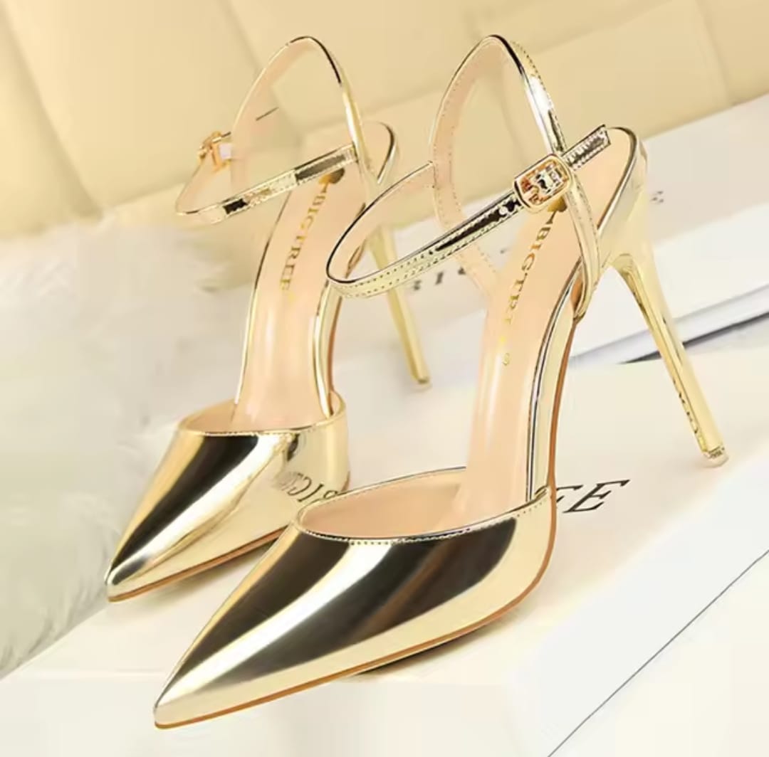 Pointed toe ultra slim high heel party shoes pumps 3008