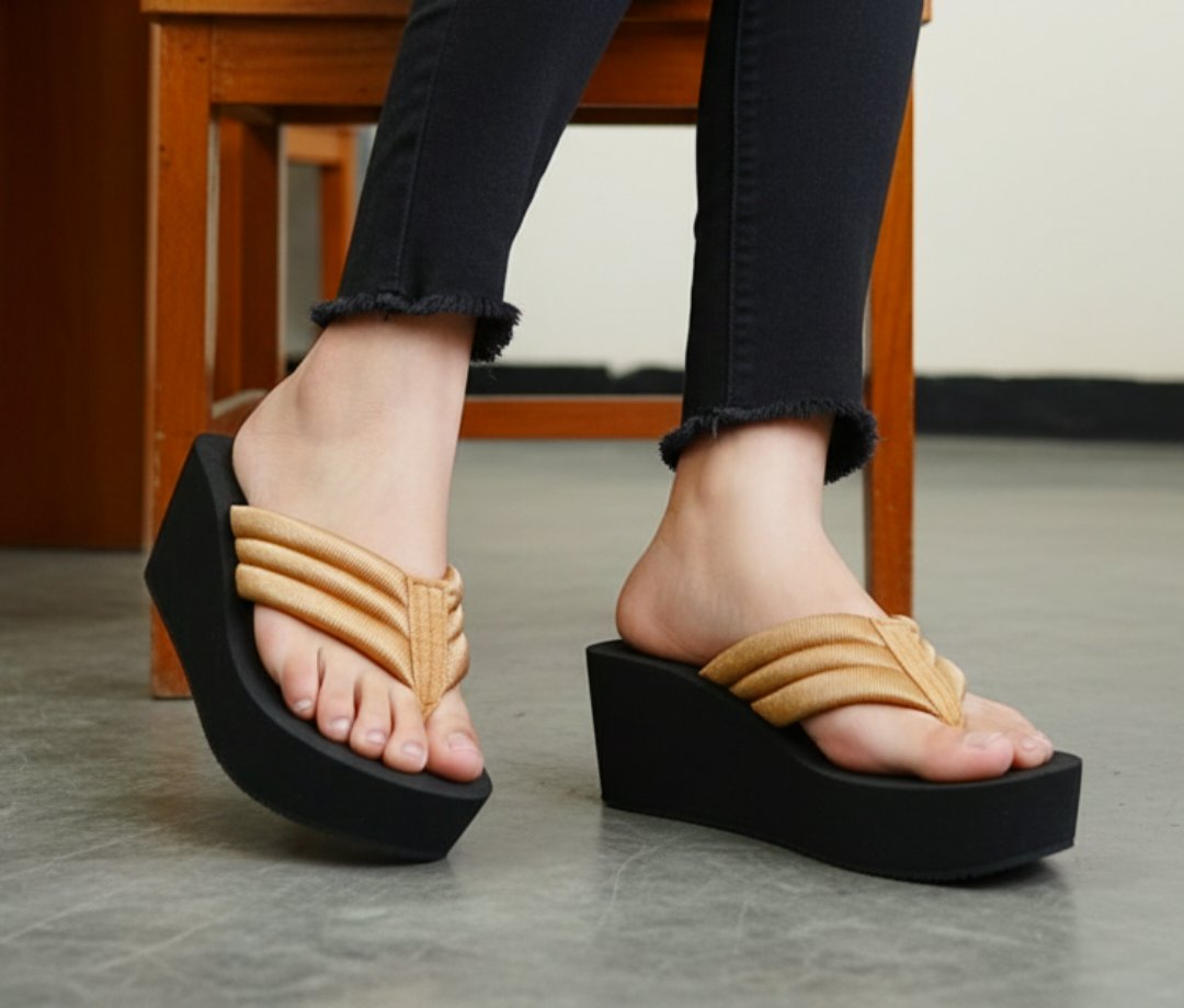 simple flipflops casual 2.5 inches slippers 2976