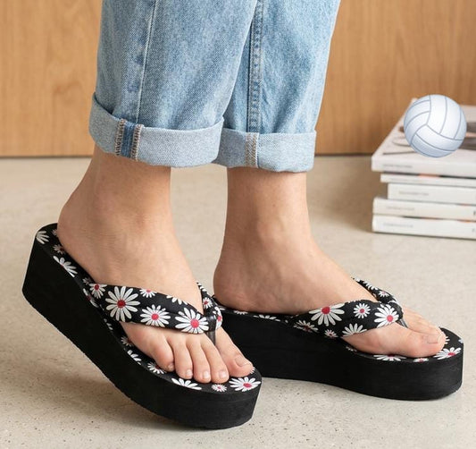 Year End Sale Printed flipflop casual 2.5 inches slipper 2768