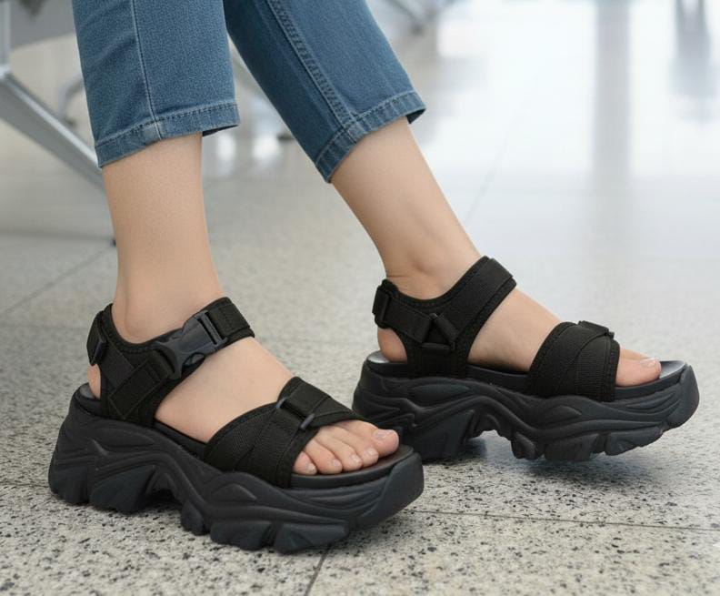 Platform wedge summer thick sole 3 inches sandal