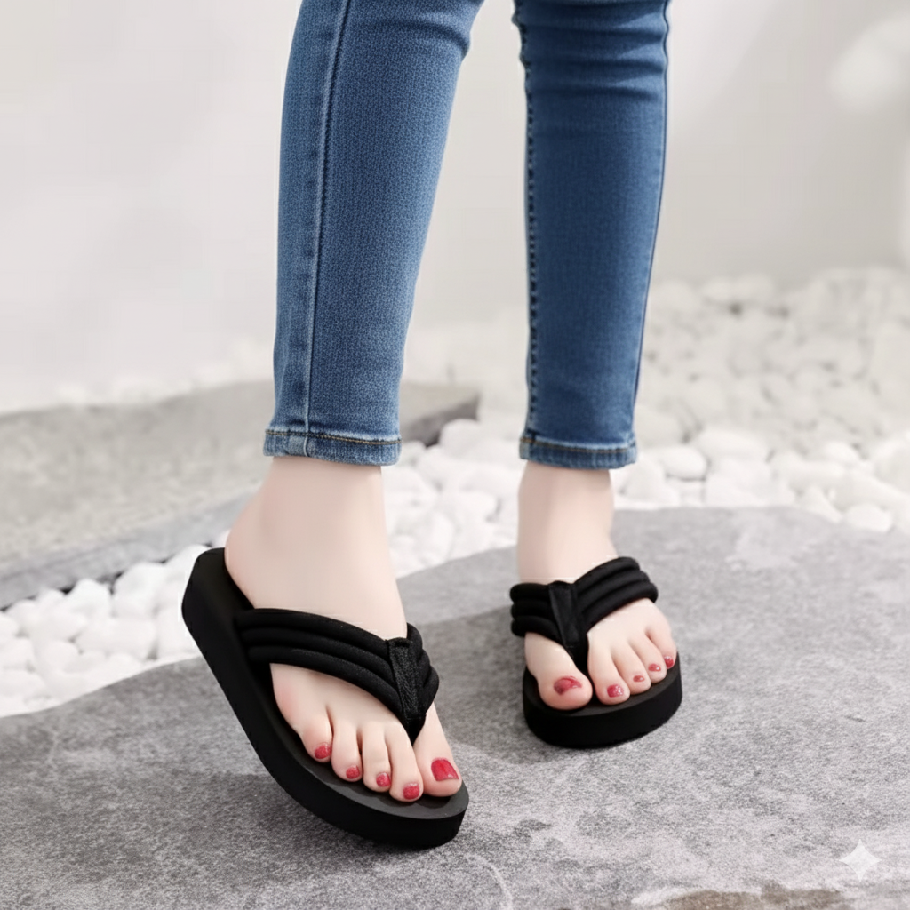 Trendy flipflops style 585 1 inch slipper