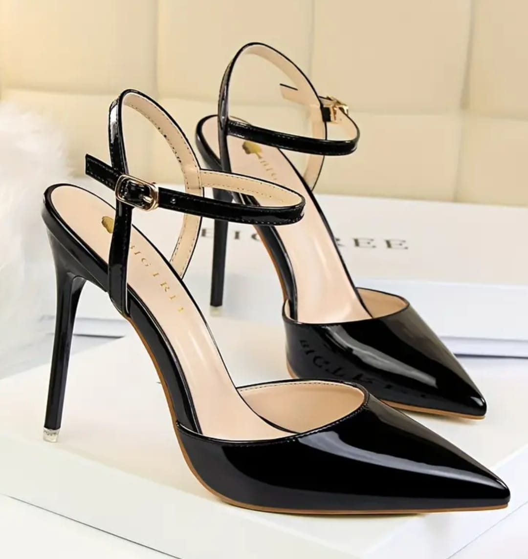 Pointed toe ultra slim high heel party shoes pumps 3008