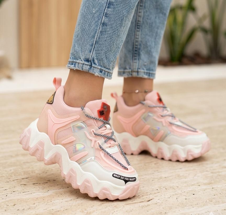 Year End Sale 30% OFF Chunky Stylish High Wedge 3.5 inches sneakers