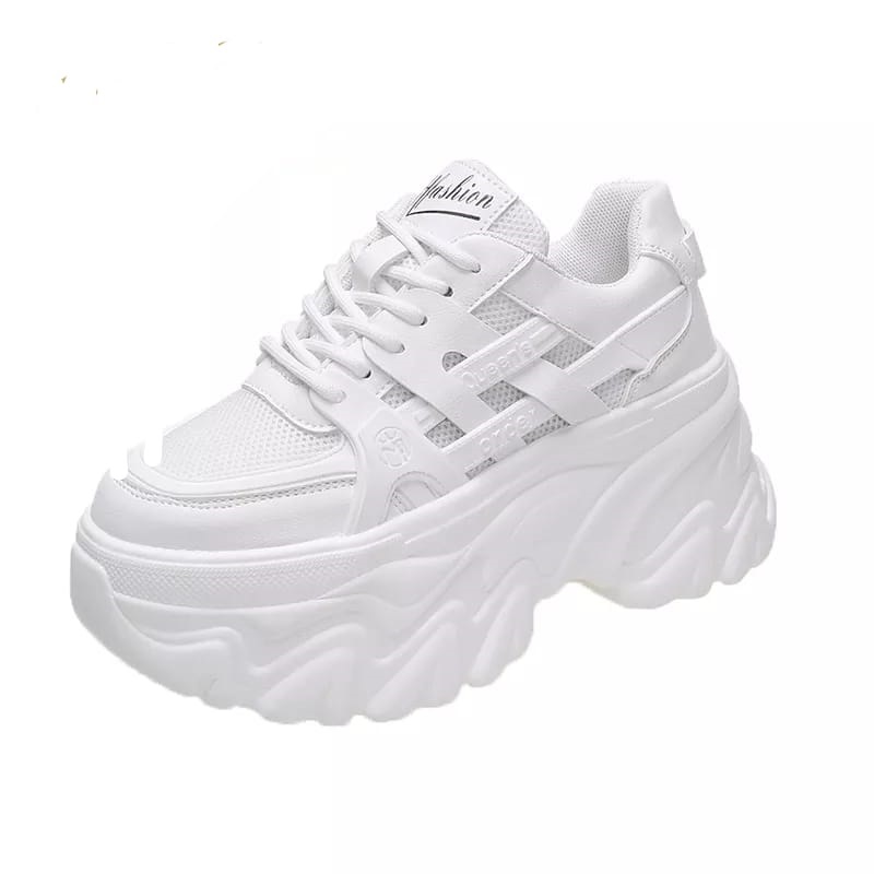 Stylish Chunky Thick Sole Sneakers 3 Inches Shoes - China Shoes Store